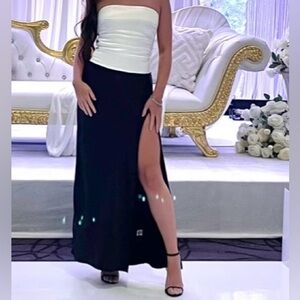 Gown, size S. Worn once. By MESHKI. Amazing condition.